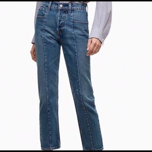 Levi’s Altered Straight Leg Crop Jeans